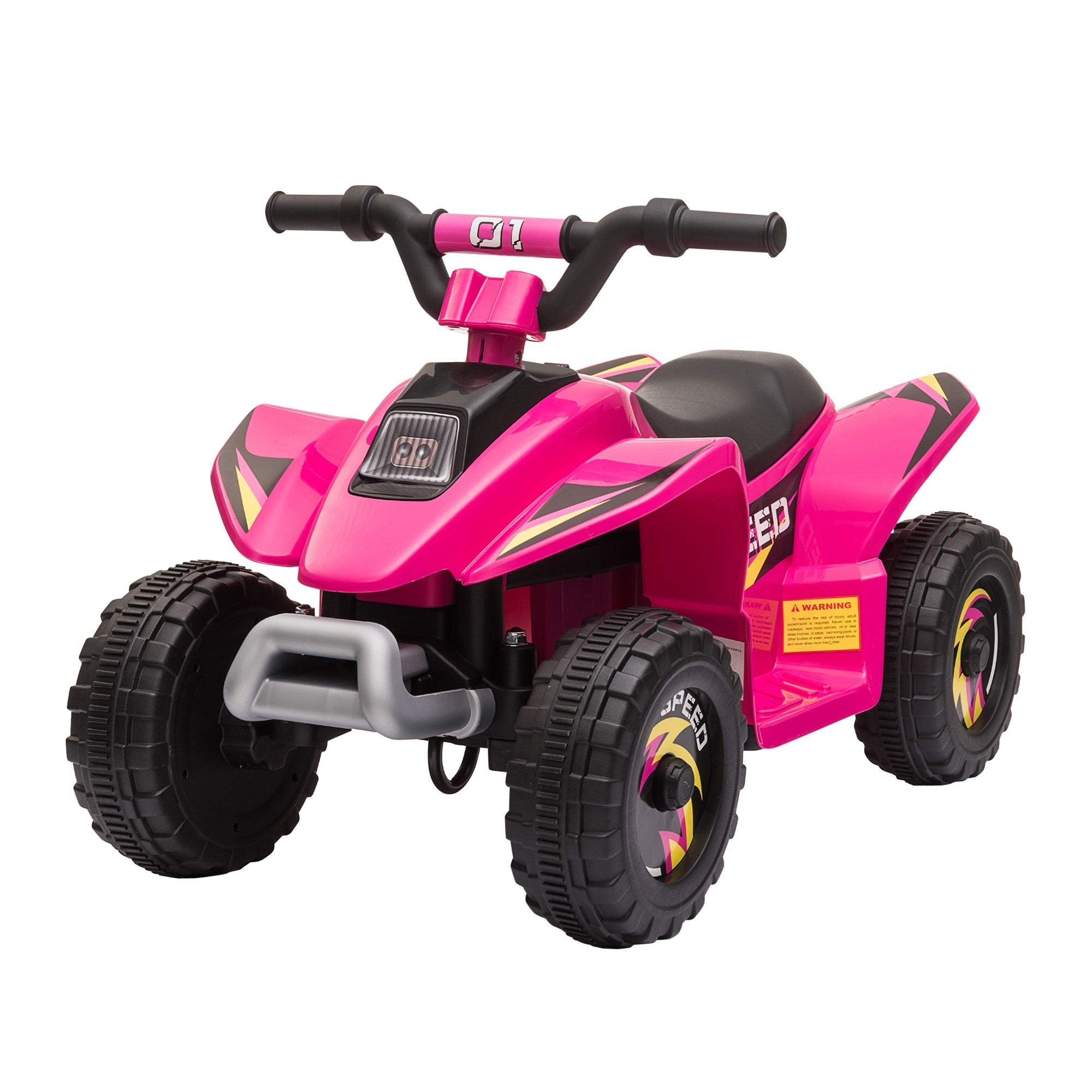 EasyComfort elektrische kinderquad roze