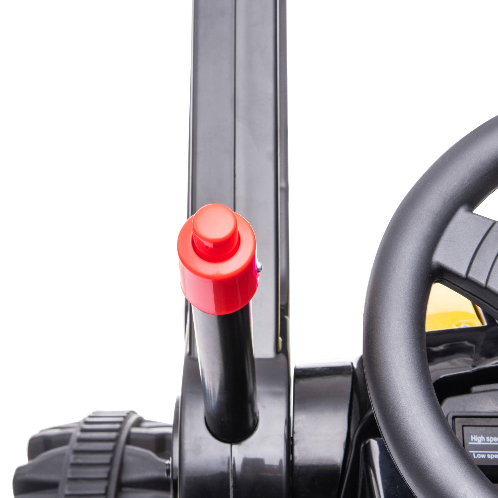 Easycomfort Escavatore Cavalcabile per Bambini 3-5 Anni, Ruspa Giocattolo a Batteria 6V with Suoni e Luci, Velocità 1.5-2.5 km/h, 132cmx62cmx65cm, Giallo