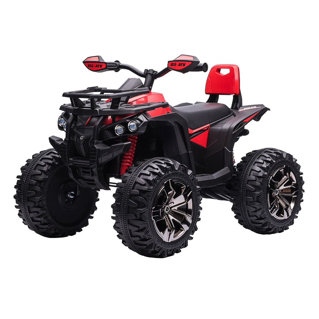 Easycomfort Quad per Bambini Elettrico 12V with Fari e Batteria Ricaricabile, Età 3-5 Anni, 100x65x73cm, Rosso