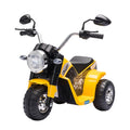 Easycomfort Moto Elettrica per Bambini a 3 Ruote with Luci e Suoni, Batteria Ricaricabile 6V, Velocità 2 km/h, per Bimbi da 18-36 Mesi, 72cmx57cmx56cm Gialla