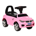 Easycomfort Macchinina per Bambini Cavalcabile with Volante, Fari e Musiche Integrate, Età 18-36 Mesi, 63.5x28x36cm, Rosa