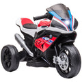 Easycomfort Moto per Bambini 18-60 Mesi Modello BMW HP4 with Fari, Musica e Pedali, in PP e Metallo, 82.5x42x54 cm, Rosso