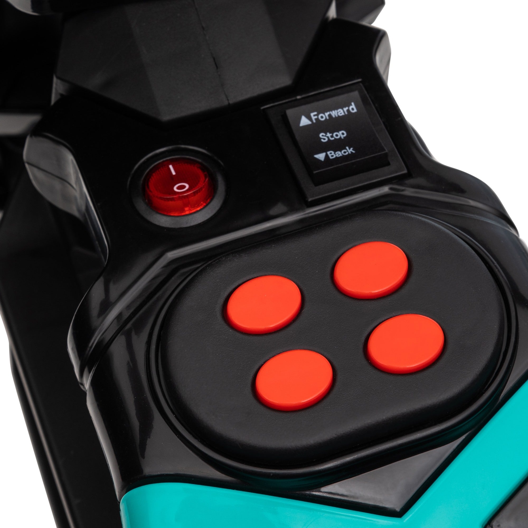 Easycomfort Moto Elettrica per Bambini 3-5 Anni in PP e Metallo with Rotelle, Clacson e Musica, 86x44x58 cm, Nera
