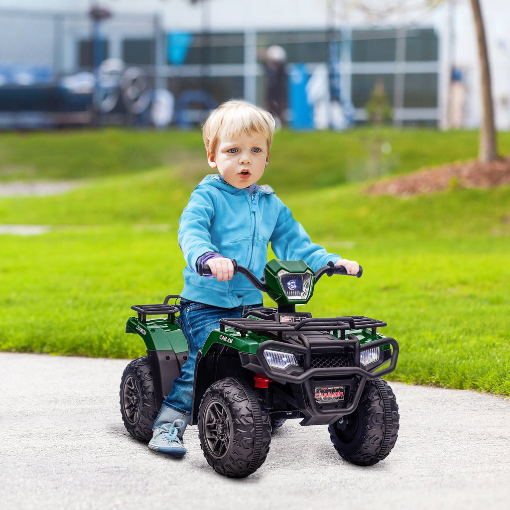 Easycomfort Quad per Bambini 3-6 Anni with 3 Luci LED, Velocità max 4km/h e 50 Minuti max di Carica, 88x45x50 cm