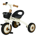 Easycomfort Triciclo per Bambini da 2-5 Anni with Seduta Regolabile e Campanello, 70.5x50x58cm, white