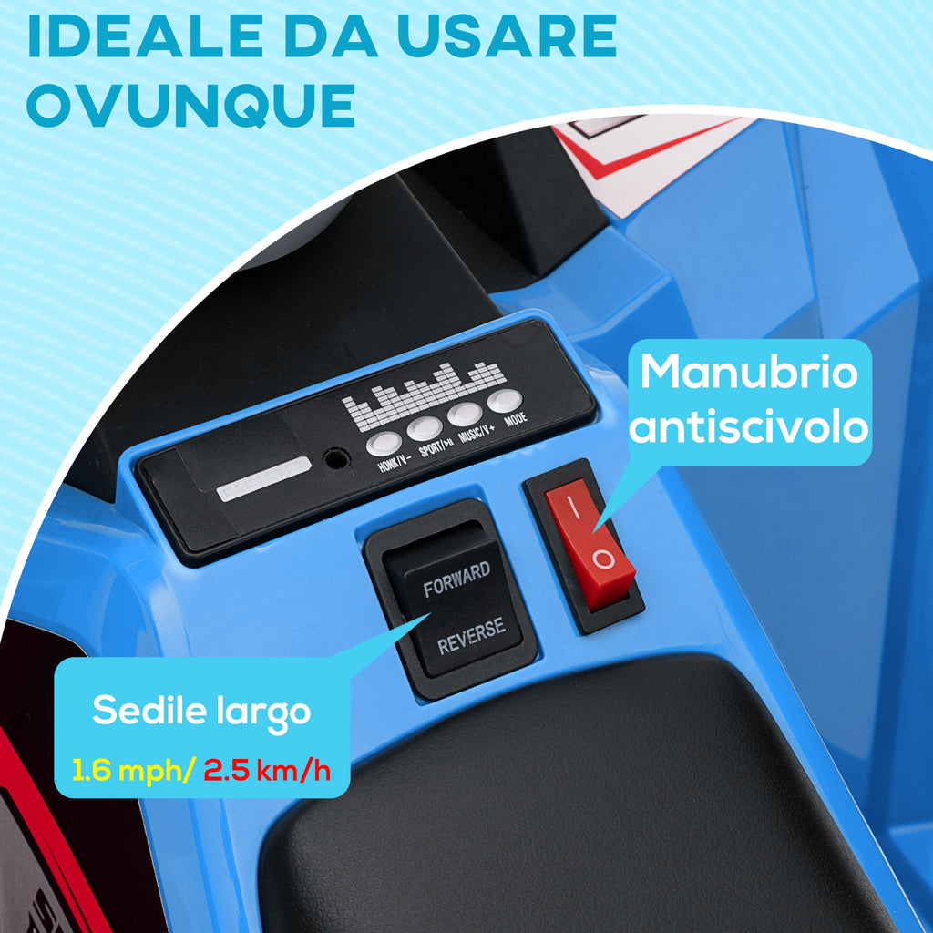 EasyComfort elektrische kinderquad 18–36 mnd, 2.5 km/h, 70x41.5x48.5 cm
