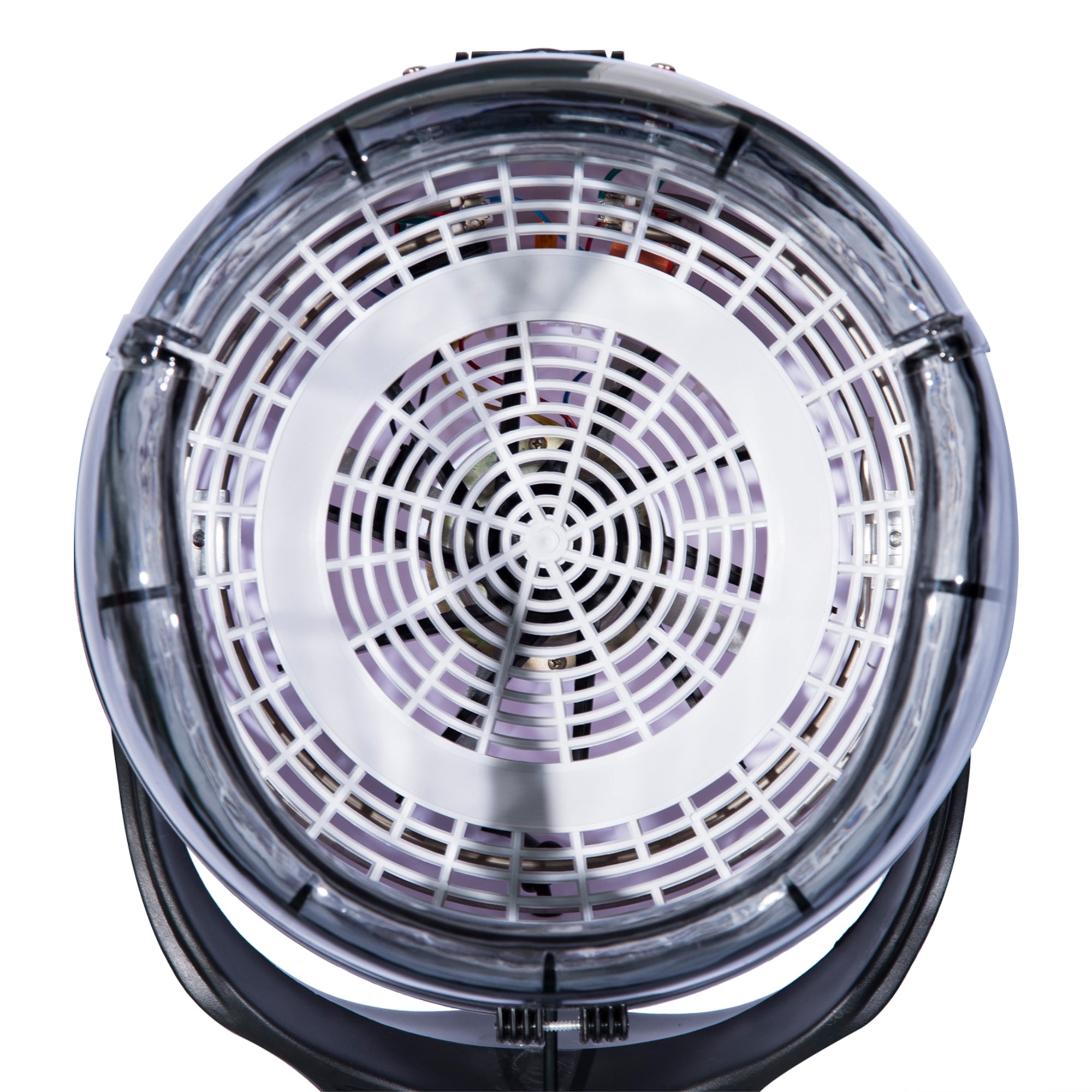 Easycomfort Casco Asciugacapelli Professionale Portatile with Ruote Girevoli, Altezza e Temperatura Regolabili Timer 60 Minuti, 65x65x115-165cm