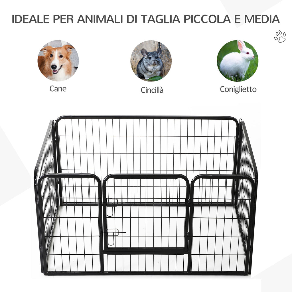 EASYCOMFORT Puppy fence, Animal fence, 125x80x70