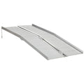 Easycomfort Rampa per Sedia a Rotelle in Lega di Alluminio Antiscivolo Capacità 272kg, 183x72x5cm