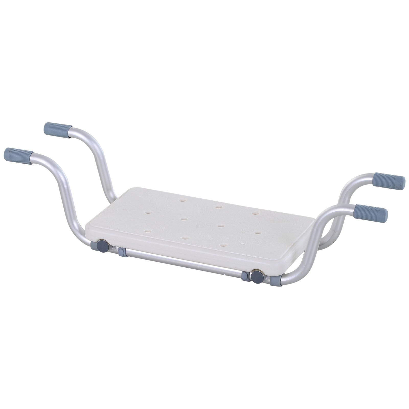 Easycomfort Sedile per Vasca in Lega di Alluminio e Plastica, Sgabello per Vasca da Bagno Larghezza Regolabile 73-83cm, Max. Carico 150kg