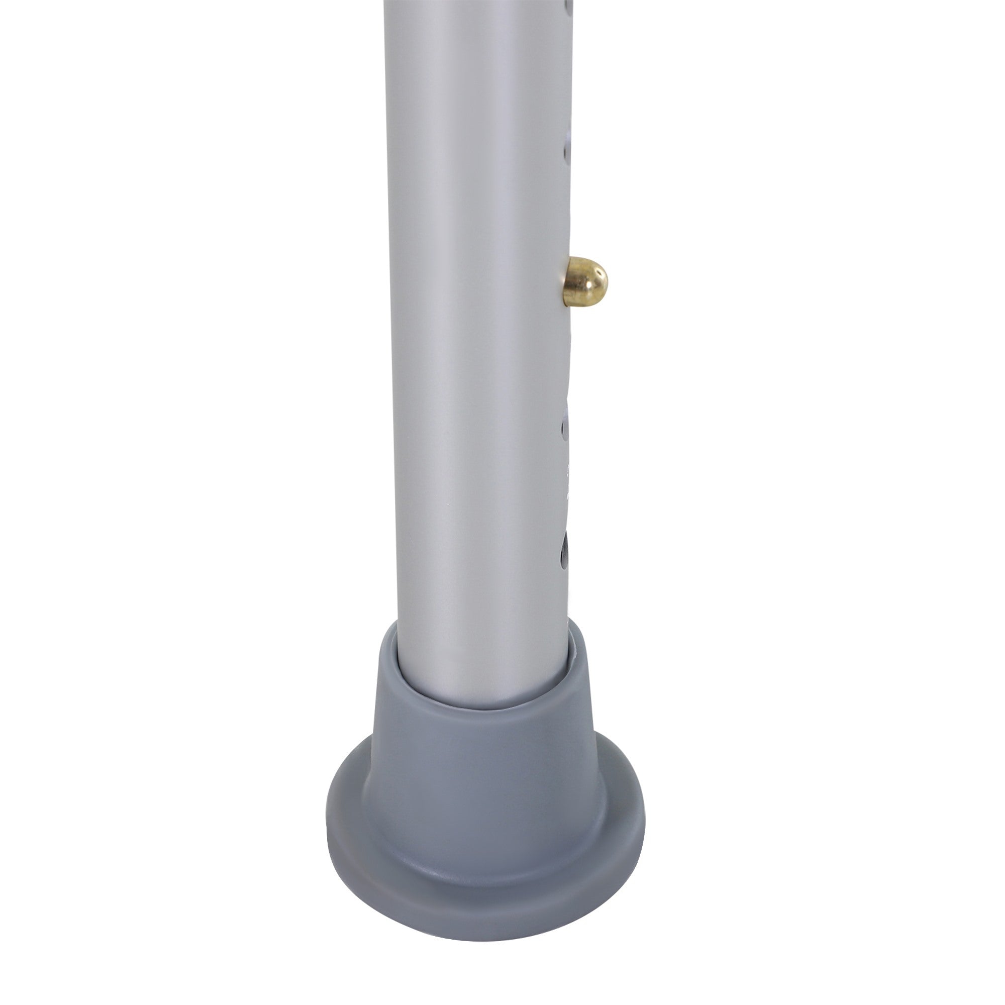 Easycomfort Sgabello per Doccia da Bagno in Lega di Alluminio e Plastica Antiscivolo, Altezza Regolabile 6 Livelli 39-52cm