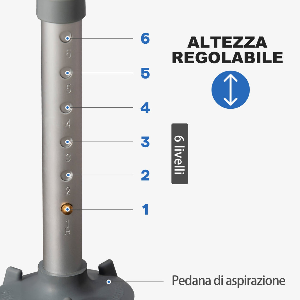 Easycomfort Sedia per Doccia with Imbottitura e Altezza Regolabile, Braccioli e Piedini a Ventosa