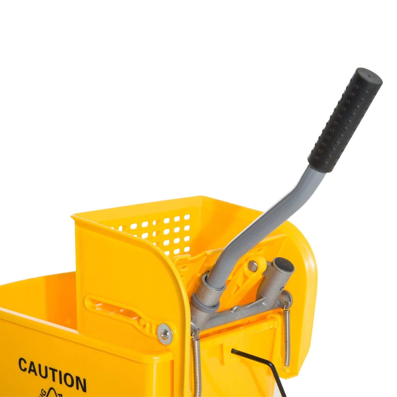 Easycomfort Carrello Secchio with Separatore Acqua e Strizzatore Rimovibile in PP, Giallo, 63 x 27 x 67cm