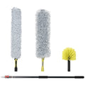 EasyComfort reinigingsset met telescopische steel en 3 borstels