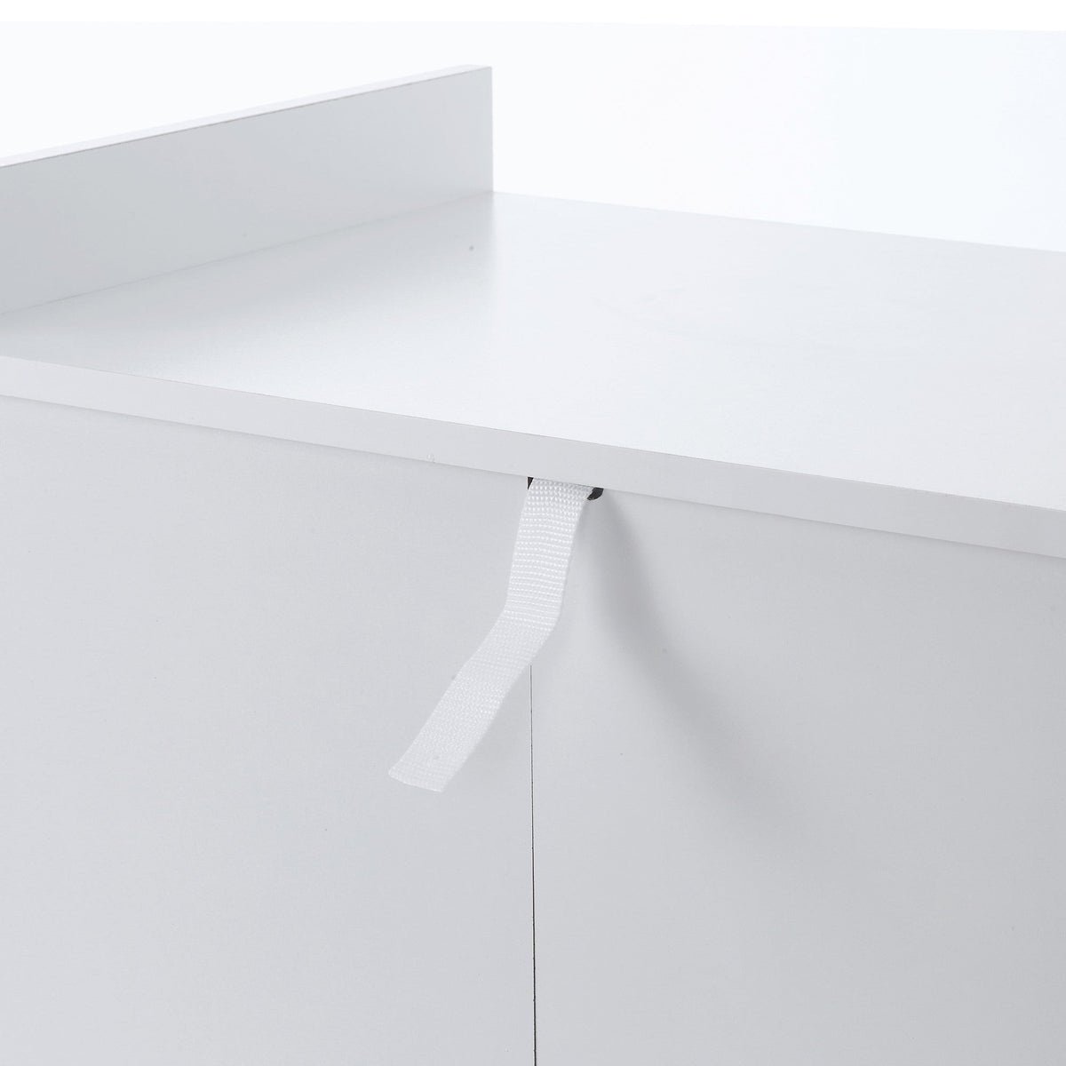 EasyComfort keukentrolley 60x40x77 cm – eiken/wit