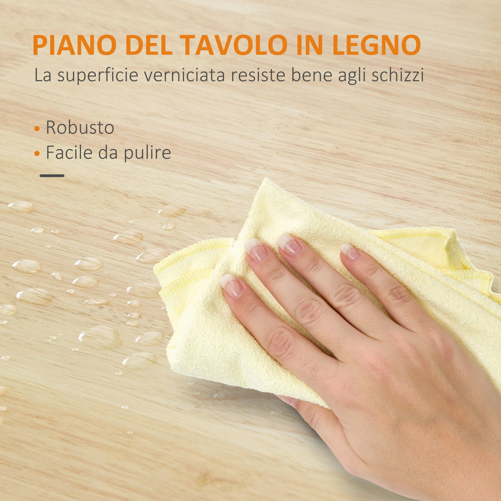 Easycomfort Carrello da Cucina in Legno with Cassetto, Armadietto e Ruote, 83x45x88cm, black