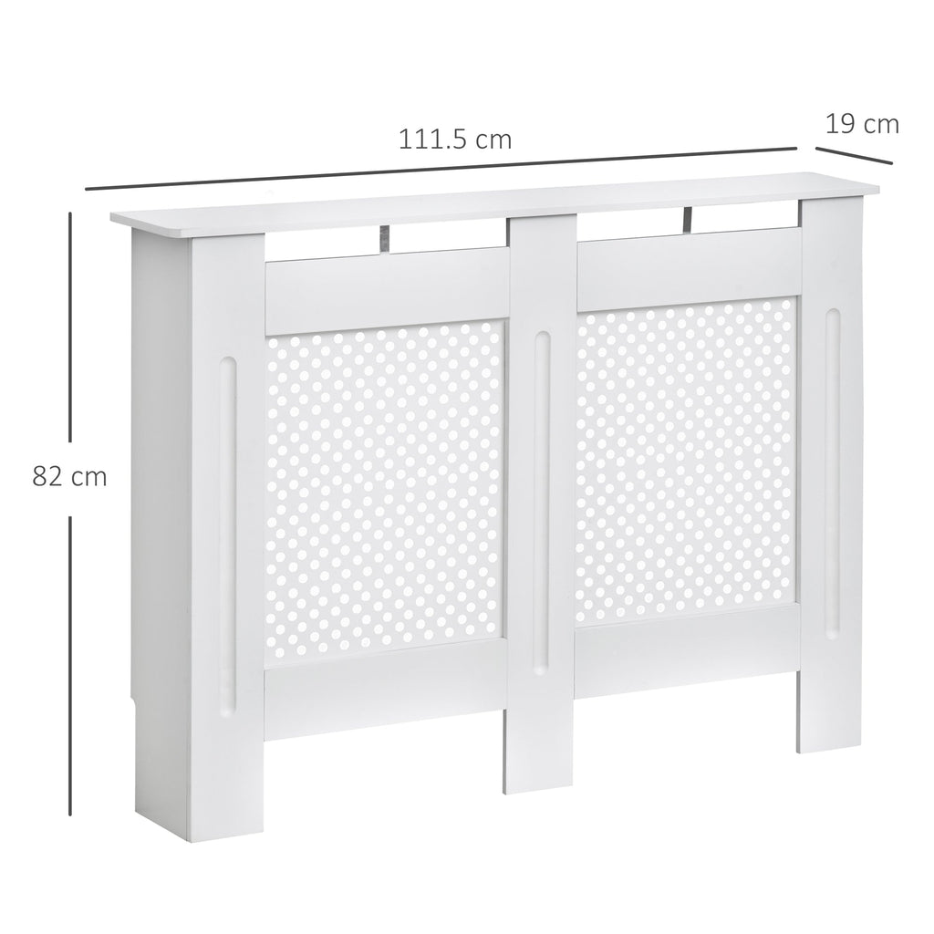 EasyComfort radiatorombouw MDF wit 111.5 × 82 × 19 cm