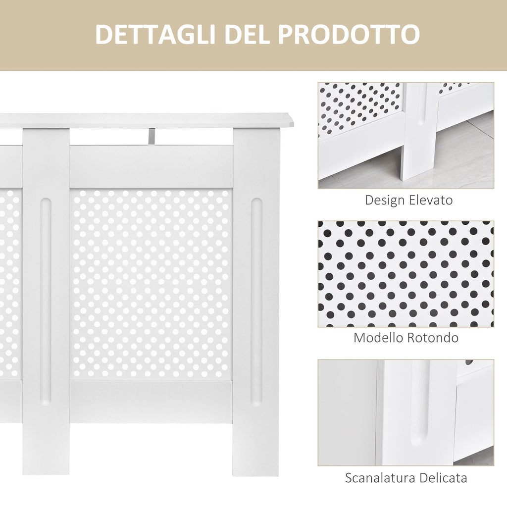 EasyComfort radiatorombouw MDF wit 111.5 × 82 × 19 cm