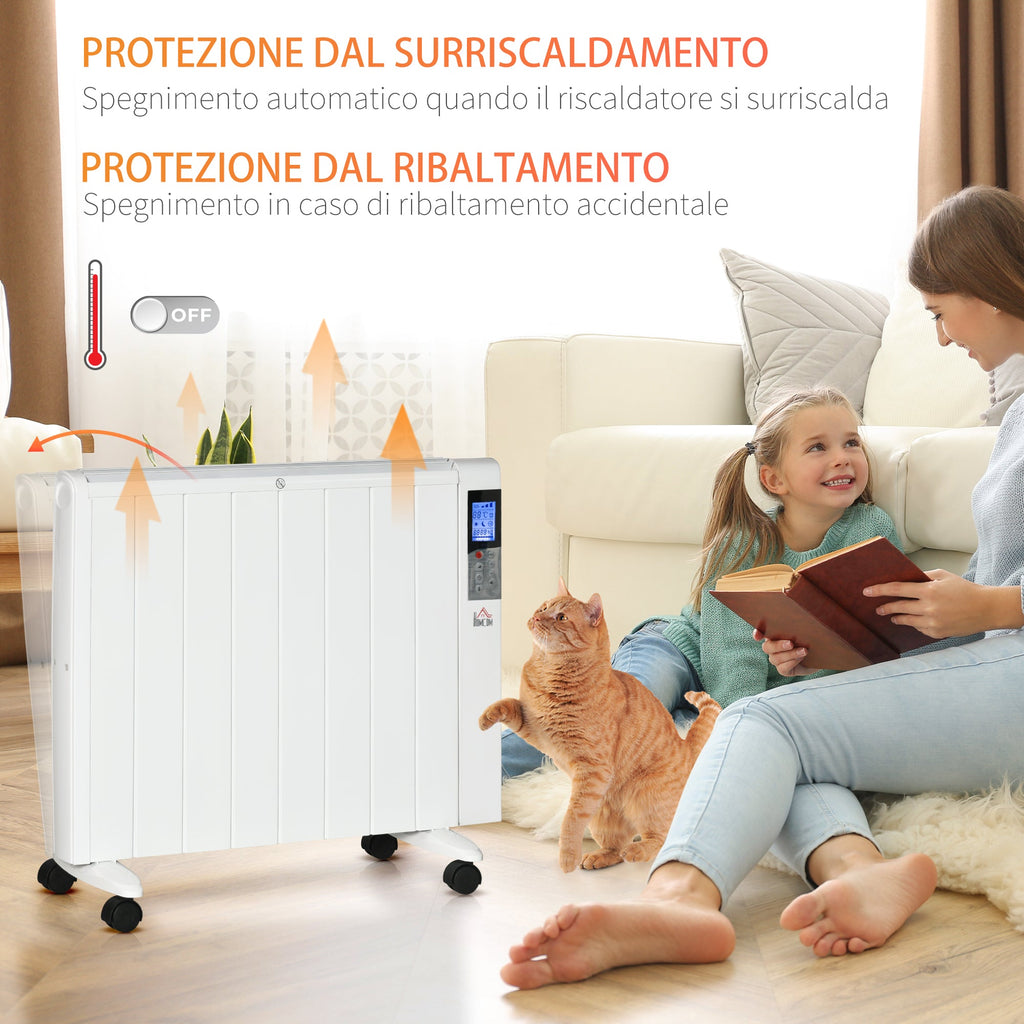 EasyComfort elektrische kachel 1000/2000 W met timer