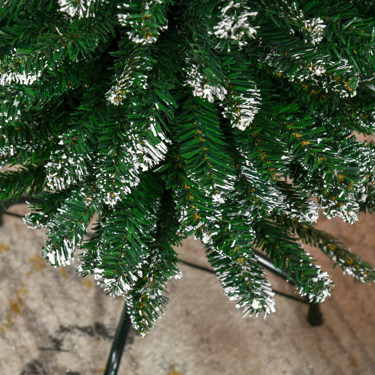 EasyComfort besneeuwde kunstkerstboom 195 cm – smal, 570 takken