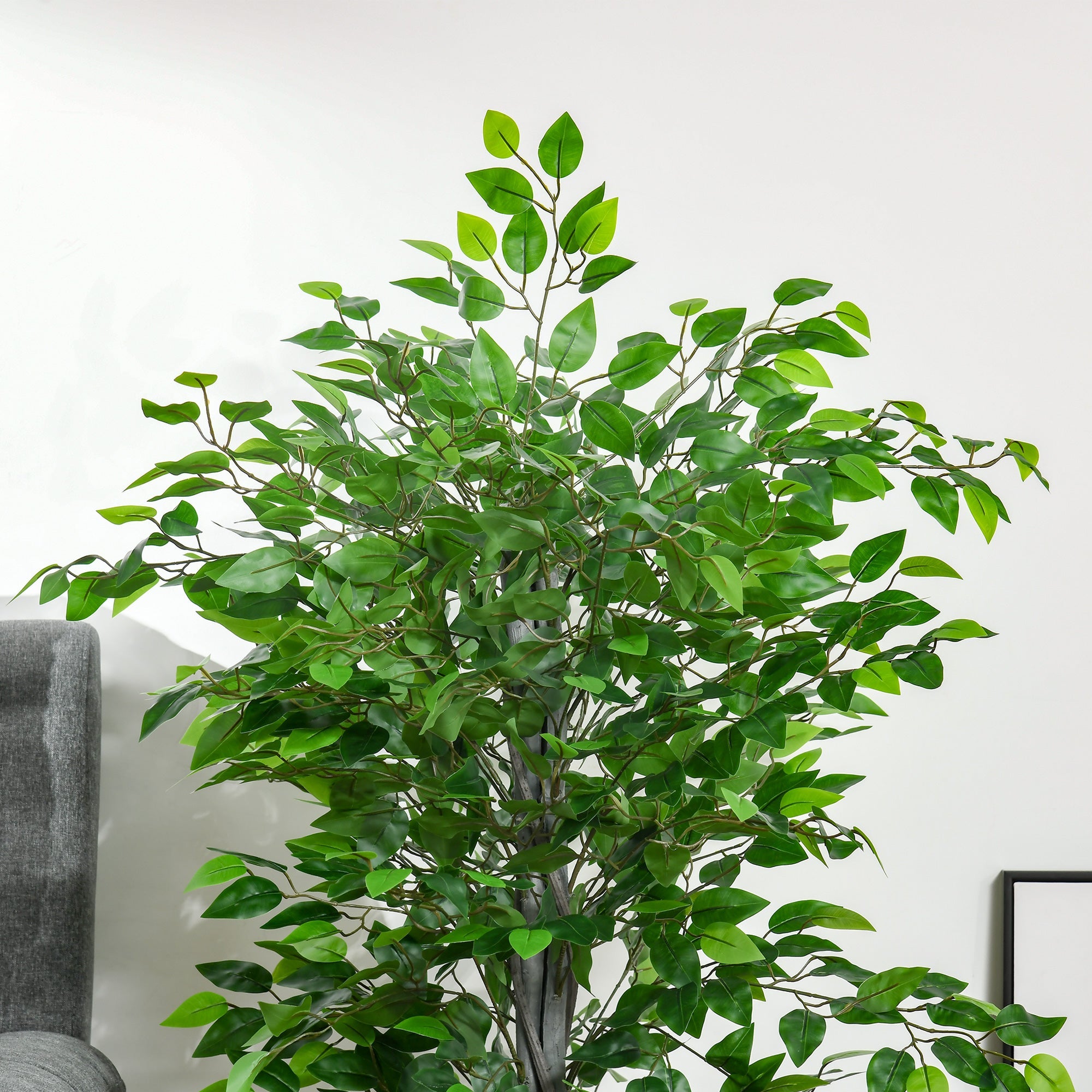 EASYCOMFORT Ficus kunstplant 135 cm met pot
