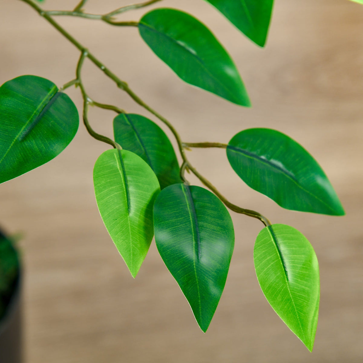 EASYCOMFORT Ficus kunstplant 135 cm met pot