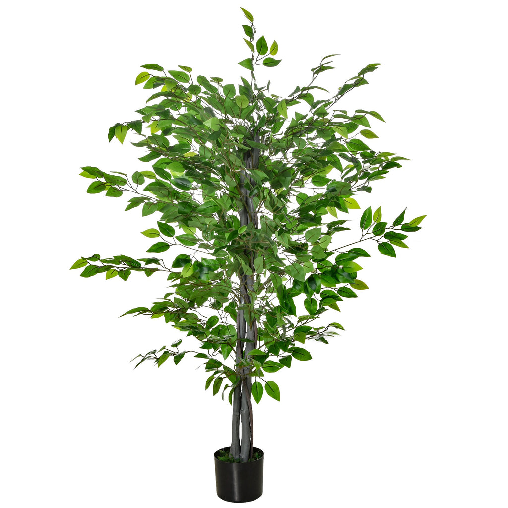 EASYCOMFORT Ficus kunstplant 135 cm met pot