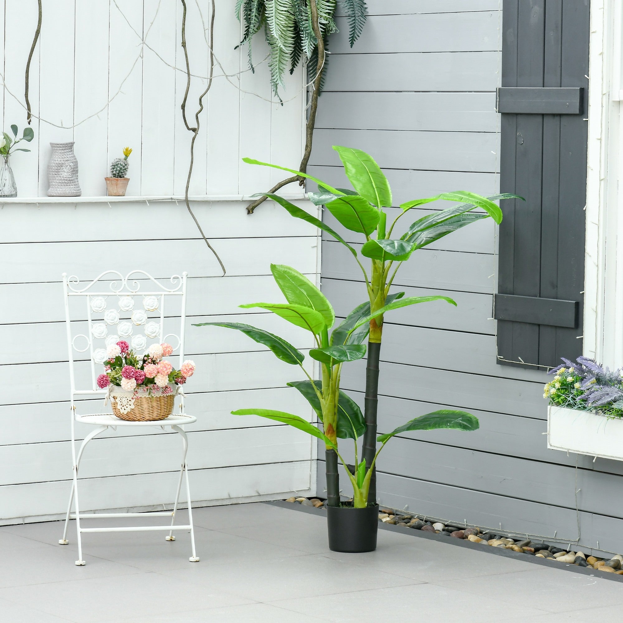 EasyComfort kunstbananenplant in pot 150 cm