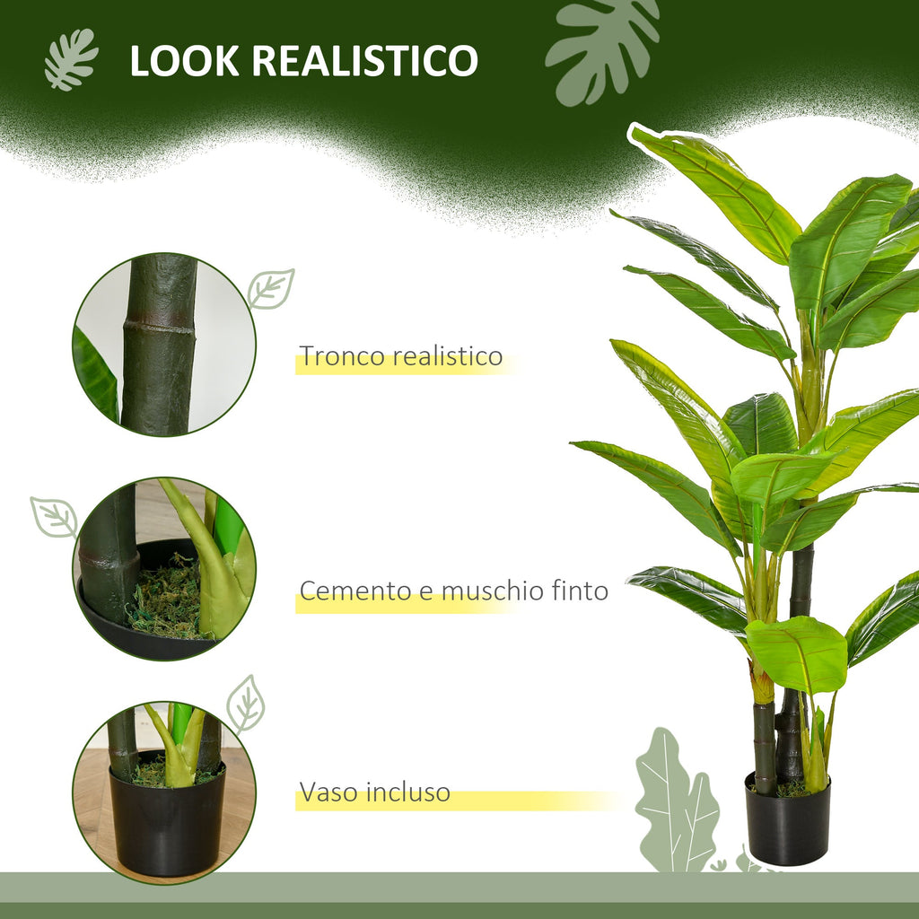 EasyComfort kunstbananenplant in pot 150 cm