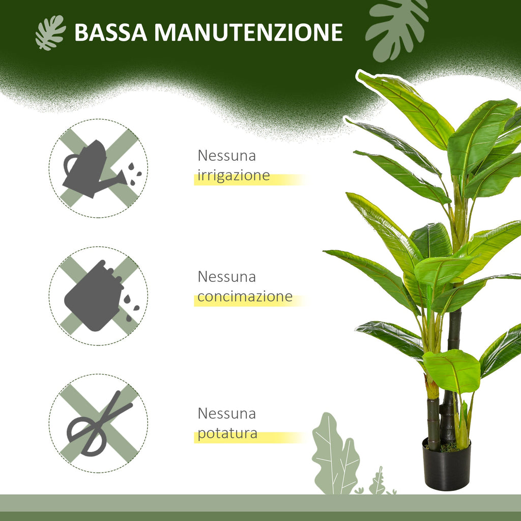 EasyComfort kunstbananenplant in pot 150 cm