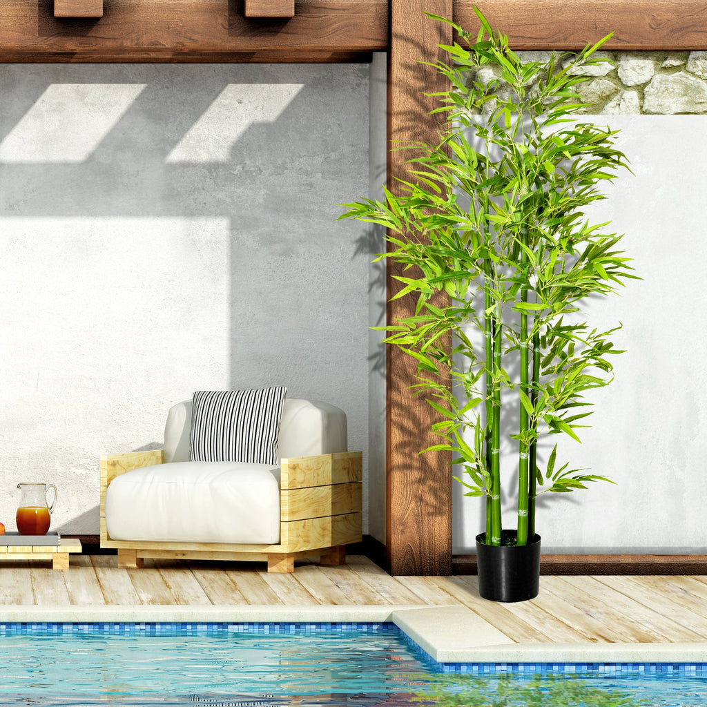 EASYCOMFORT Bamboo kunstplant 150 cm met pot