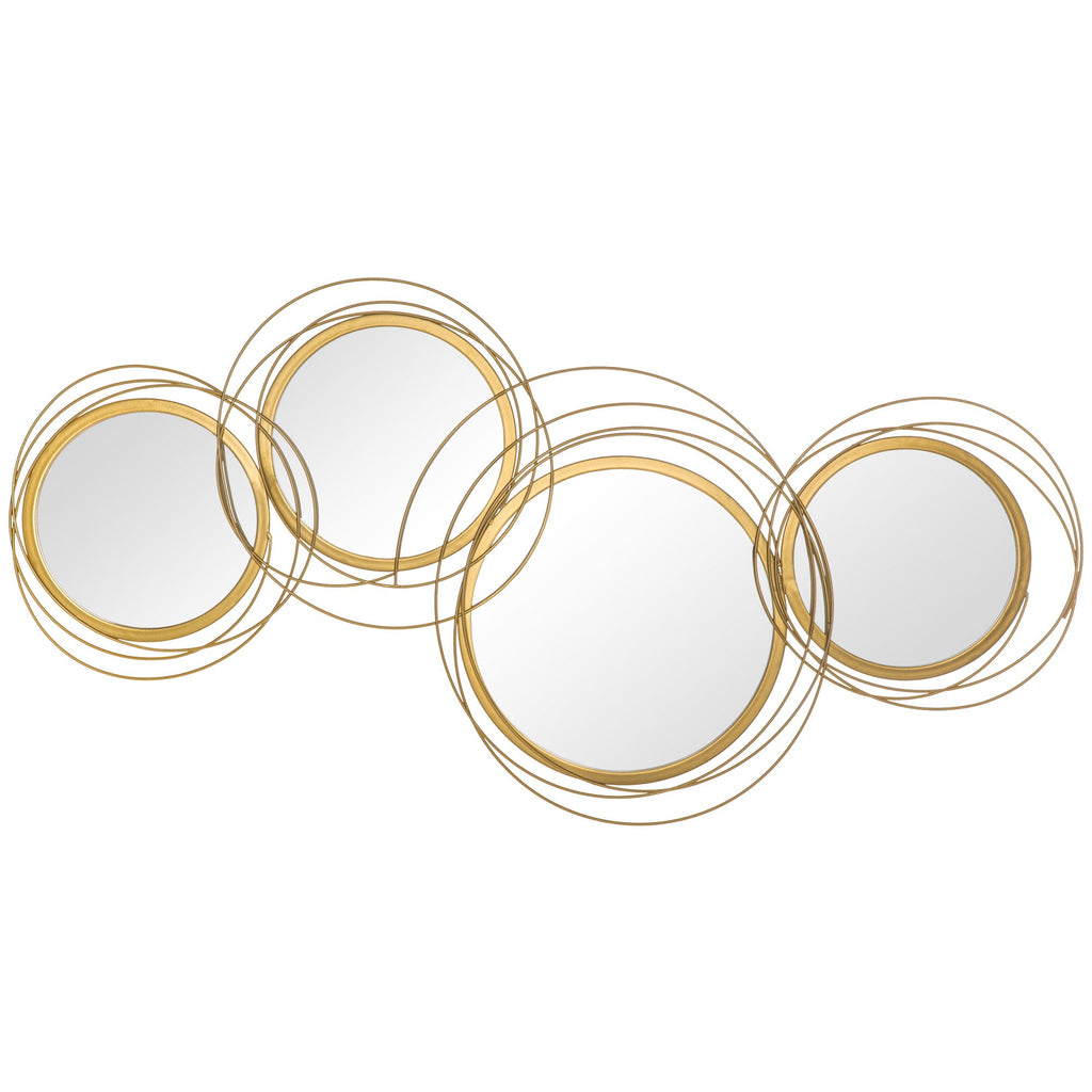 EasyComfort 3D metalen wanddecoratie met spiegels