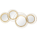 EasyComfort 3D metalen wanddecoratie met spiegels