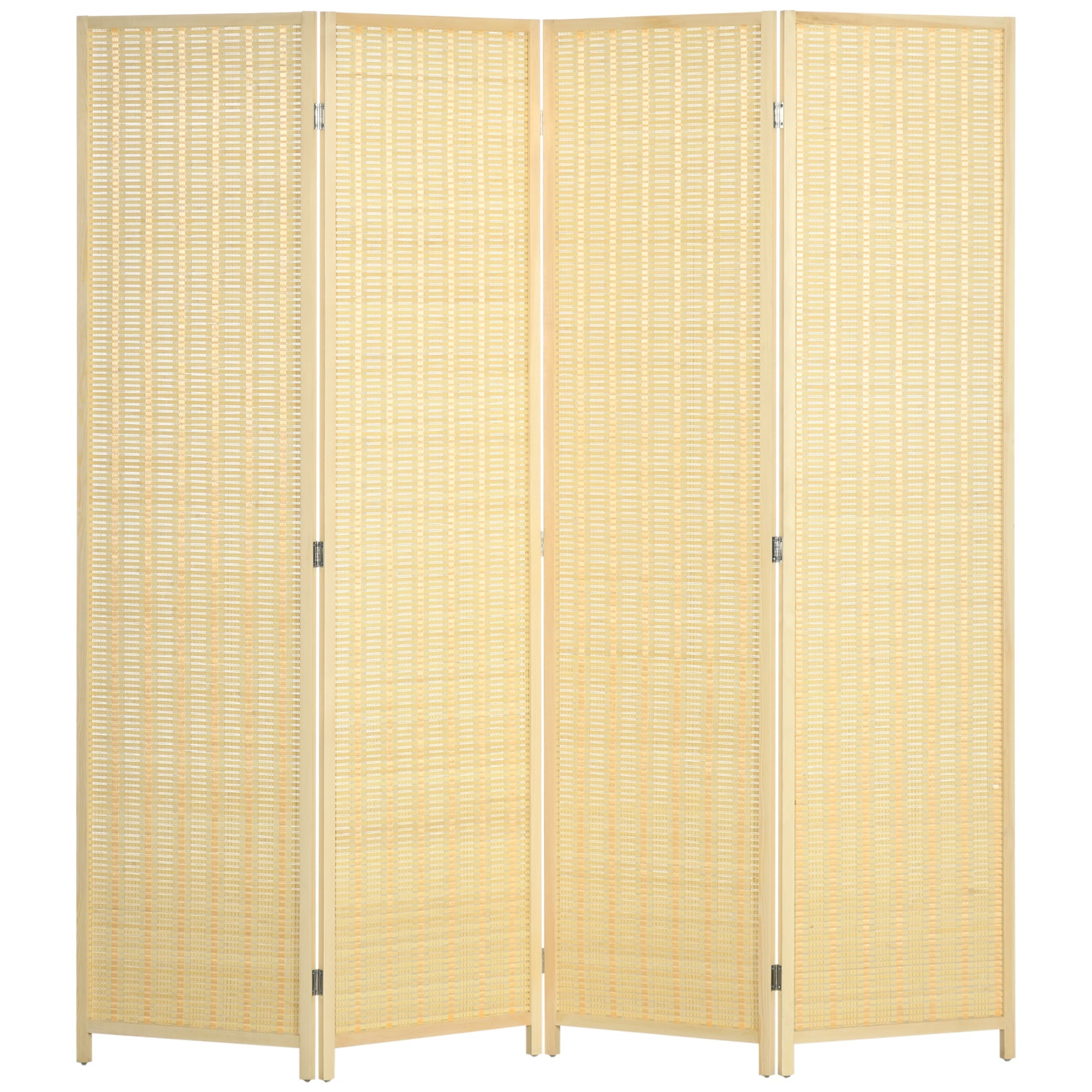 EasyComfort kamerscherm 4 panelen bamboe
