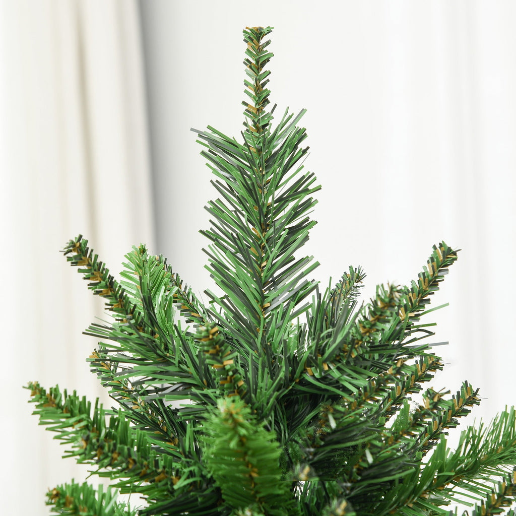 Easycomfort Albero di Natale Artificiale 180cm with 786 Rami, 2 Sezioni e Base in Metallo, Verde