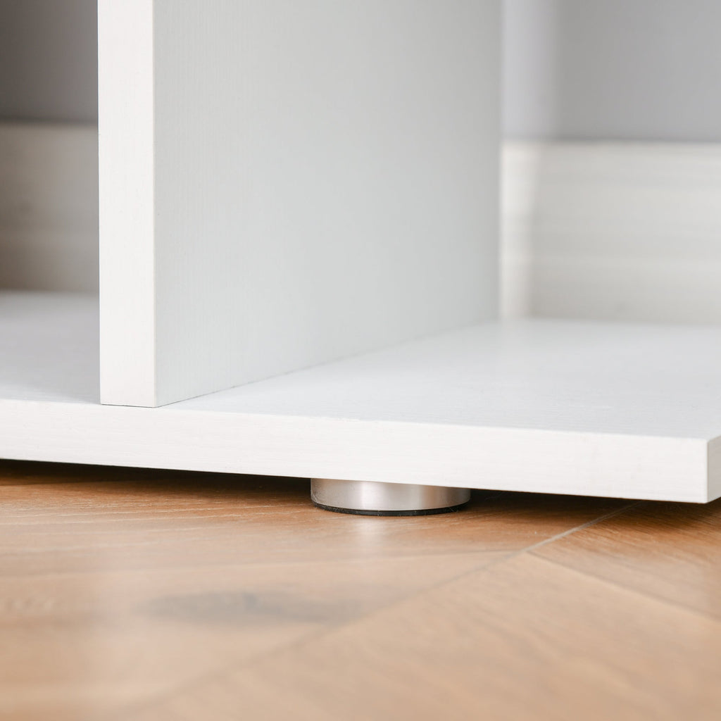 Easycomfort Libreria di Design Mobili Ufficio Scaffale in Legno 80x24x191cm white