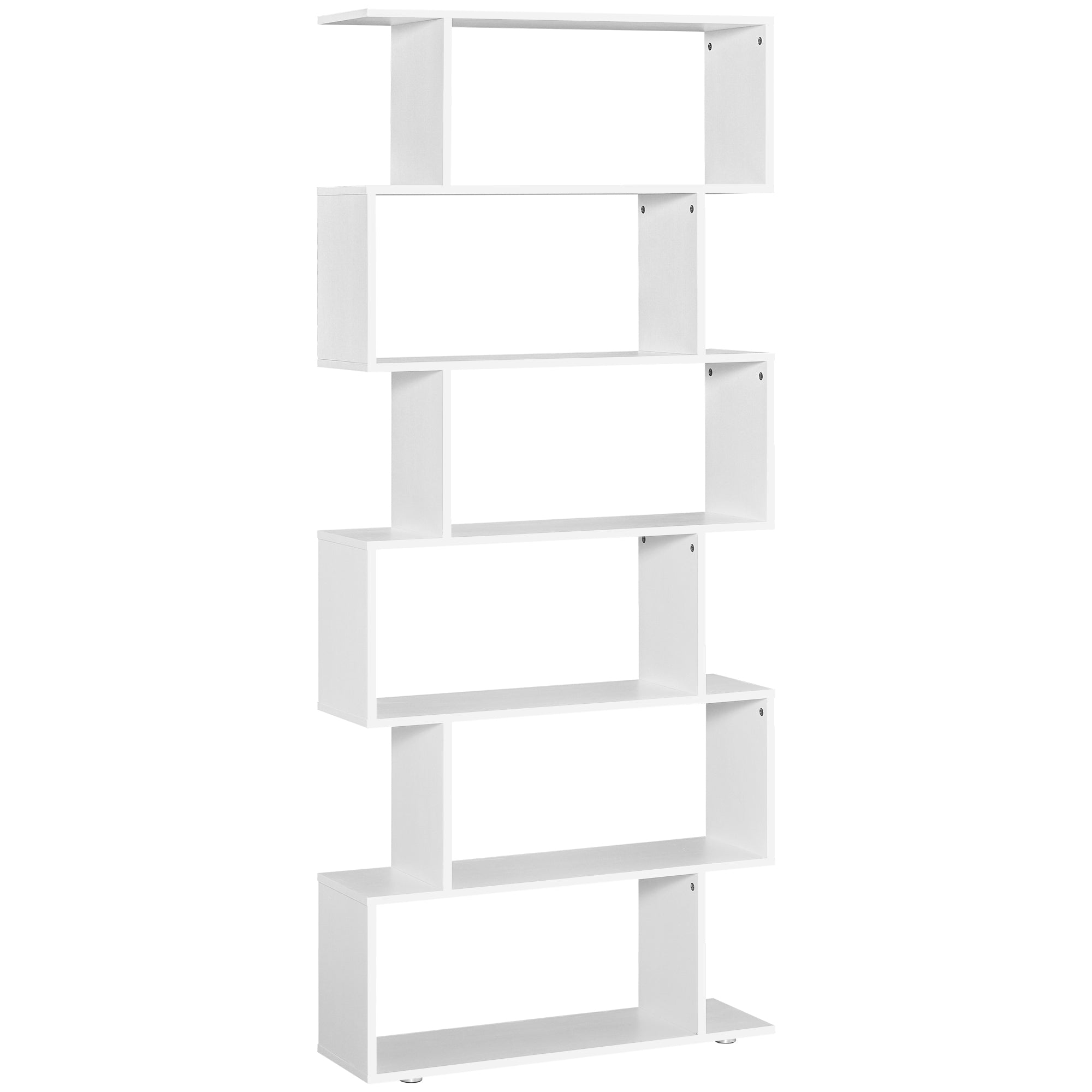 Easycomfort Libreria di Design Mobili Ufficio Scaffale in Legno 80x24x191cm white