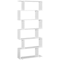 Easycomfort Libreria di Design Mobili Ufficio Scaffale in Legno 80x24x191cm white