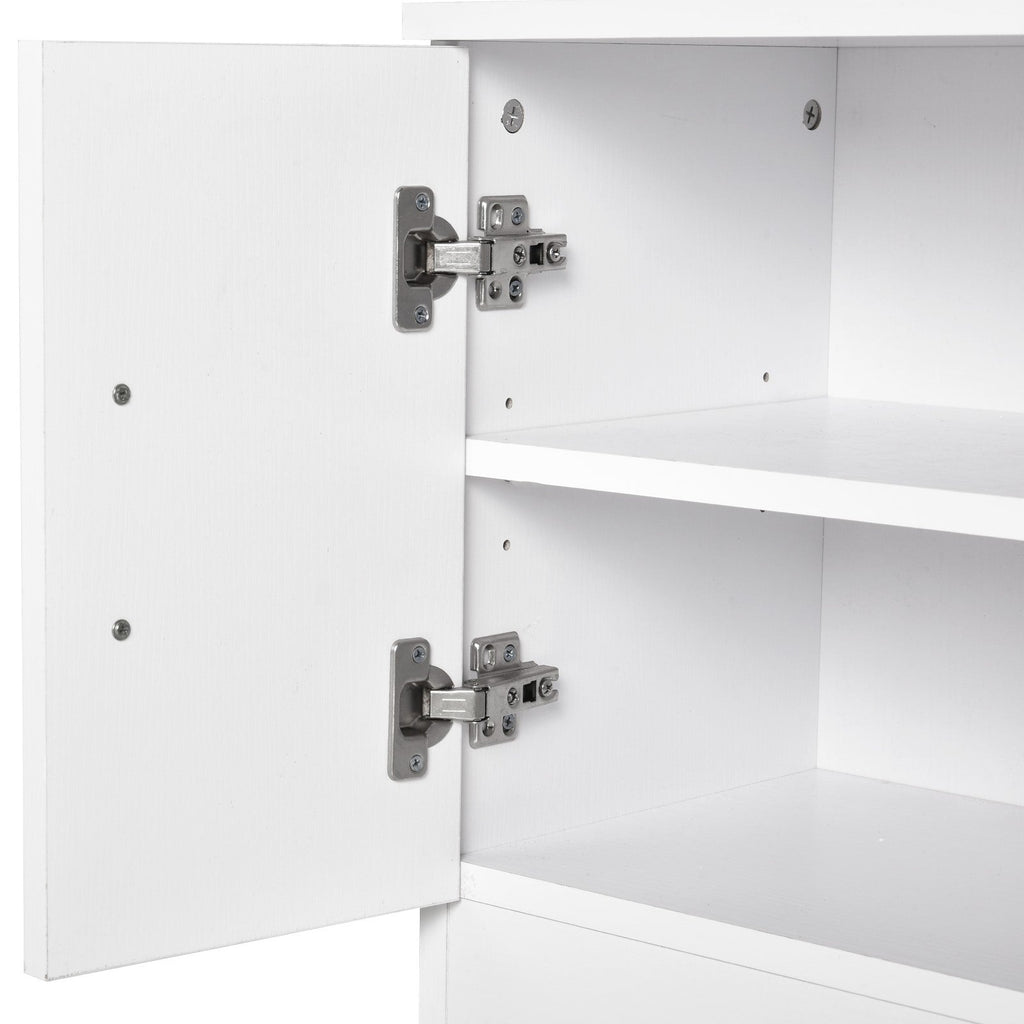 Easycomfort Scarpiera with Appendiabiti a Combinazione per Ingresso e Camera da Letto Legno 100x32x187cm white