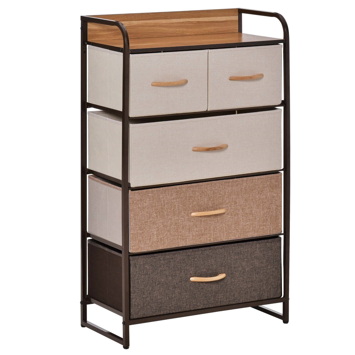 EasyComfort ladekast met 5 stoffen lades