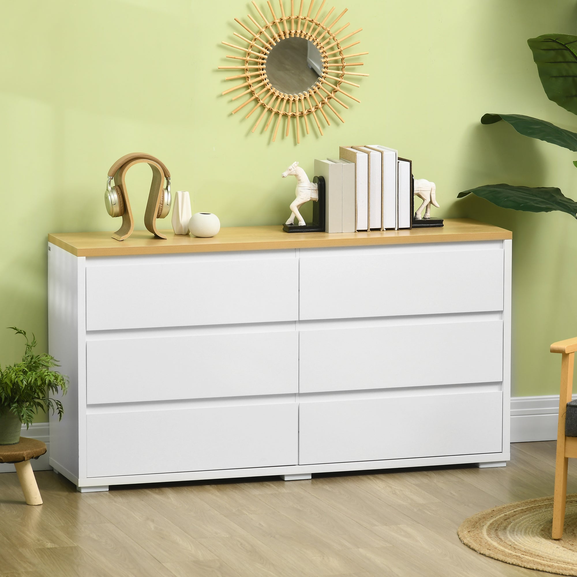 EasyComfort 6-ladekast 140x37x75 cm
