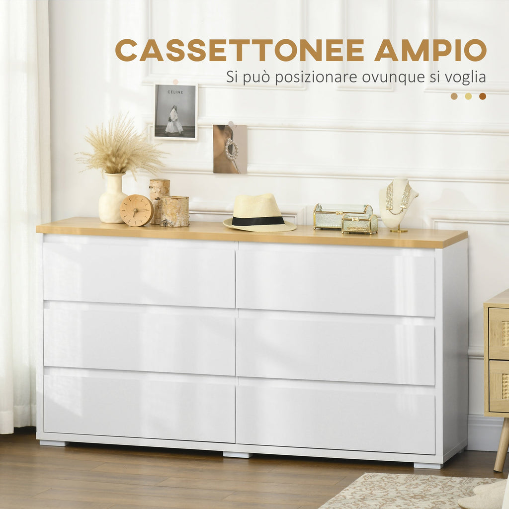 EasyComfort 6-ladekast 140x37x75 cm