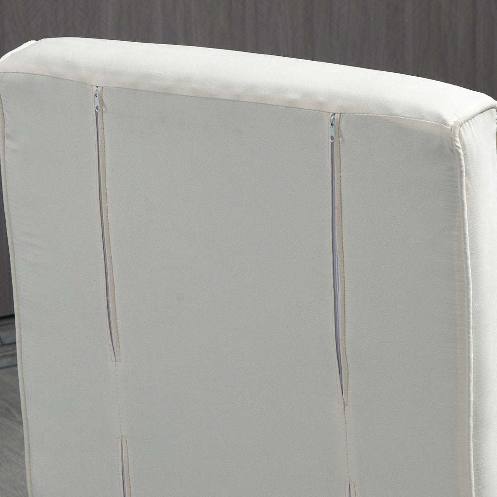 Easycomfort Poltrona Letto 2 in 1 with Schienale Inclinabile in 5 Posizioni, 65×69×82cm, Beige