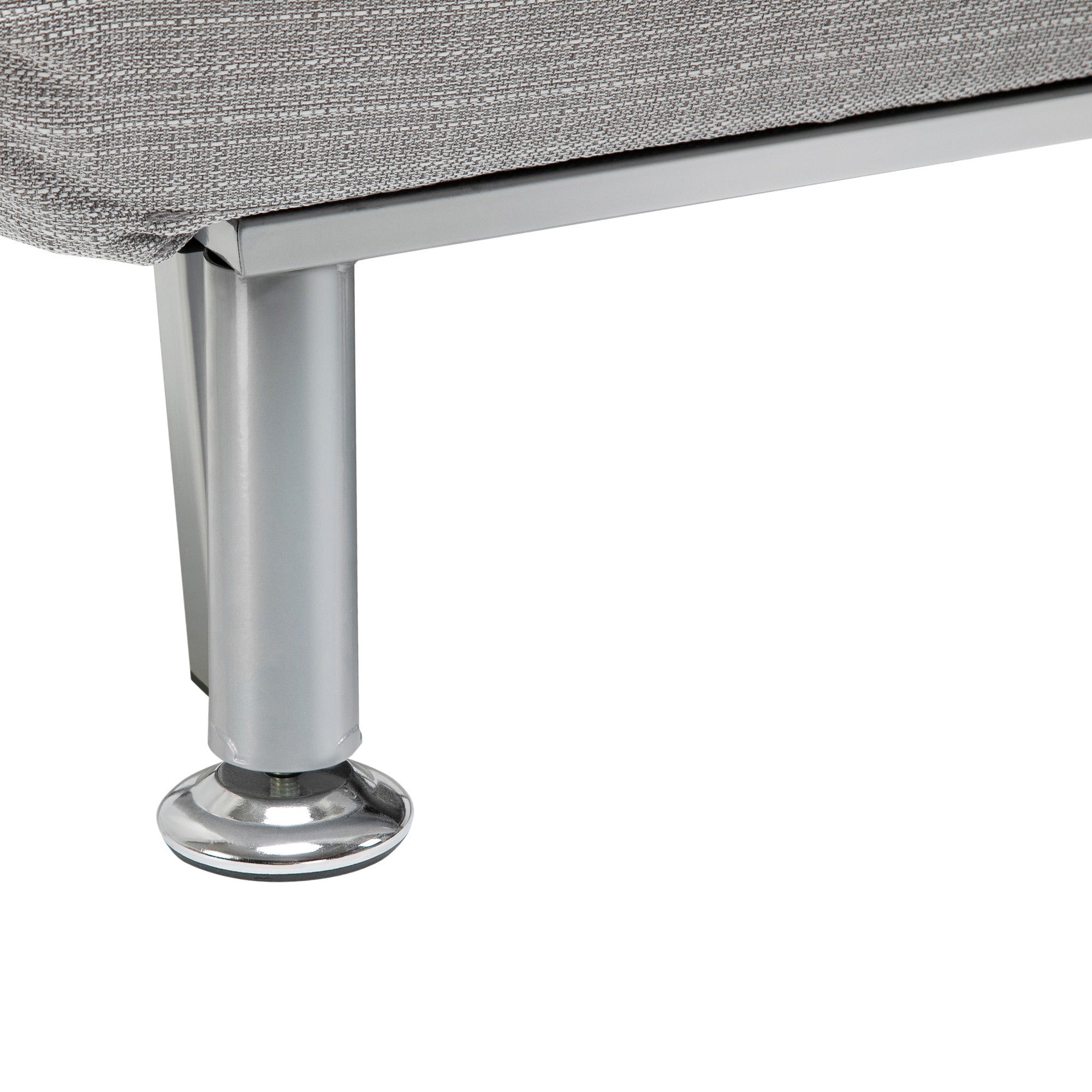 EasyComfort slaapfauteuil met kussen 75 x 70 x 75 cm grijs