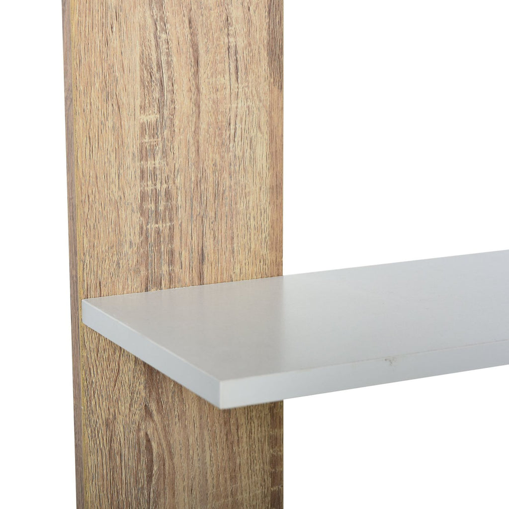 EasyComfort boekenkast 5 planken eiken/wit 45 x 21 x 170 cm