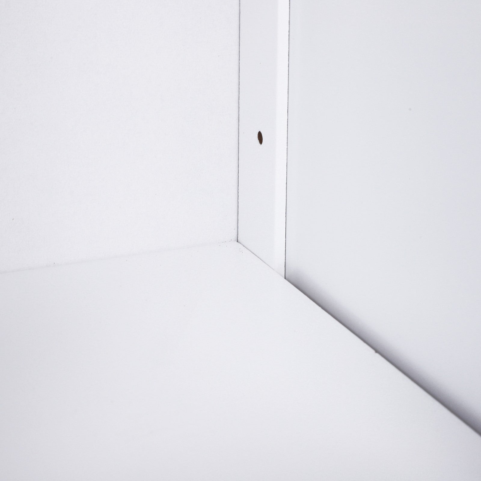 Easycomfort Mobile da Bagno with 4 Cassetti e 1 Armadietto Ripiano Regolabile a 3 Altezze Vernice Ecologica Anti-Ribaltamento in MDF white 56x30x83cm