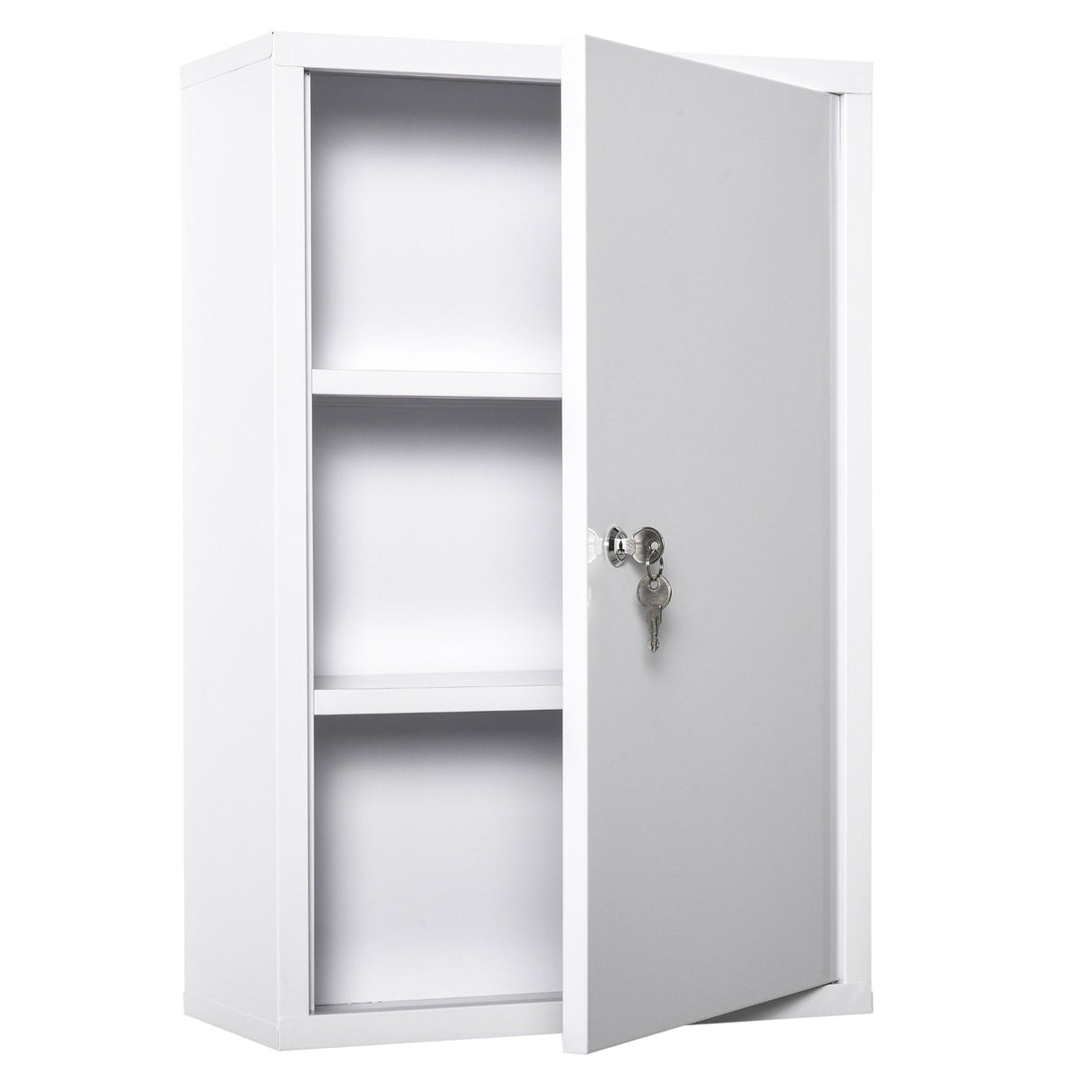 EasyComfort medicijnkast met slot 40x18x60 cm wit