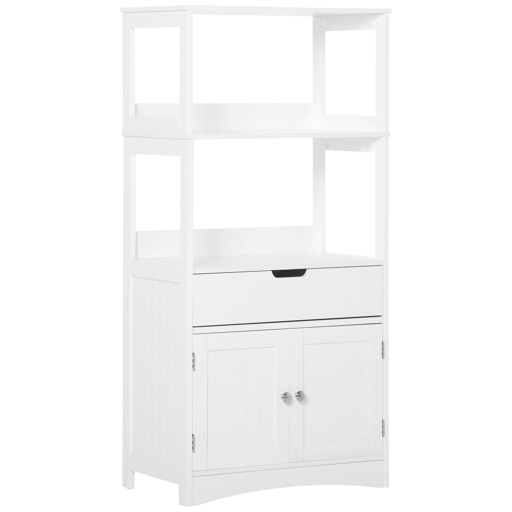 EasyComfort badkamerkast met lade en leLPGanken 60x33x122,5 cm