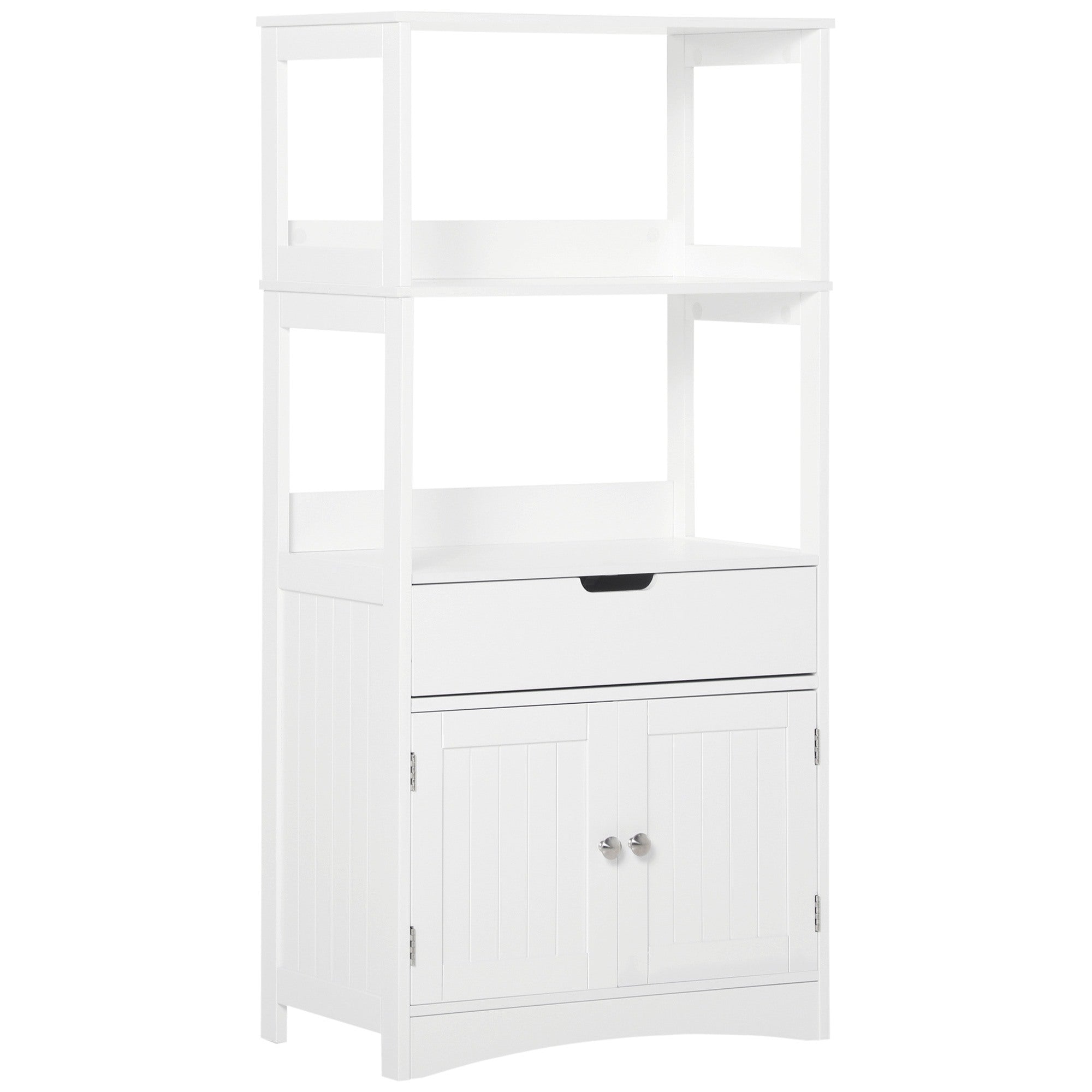 EasyComfort badkamerkast met lade en leLPGanken 60x33x122,5 cm