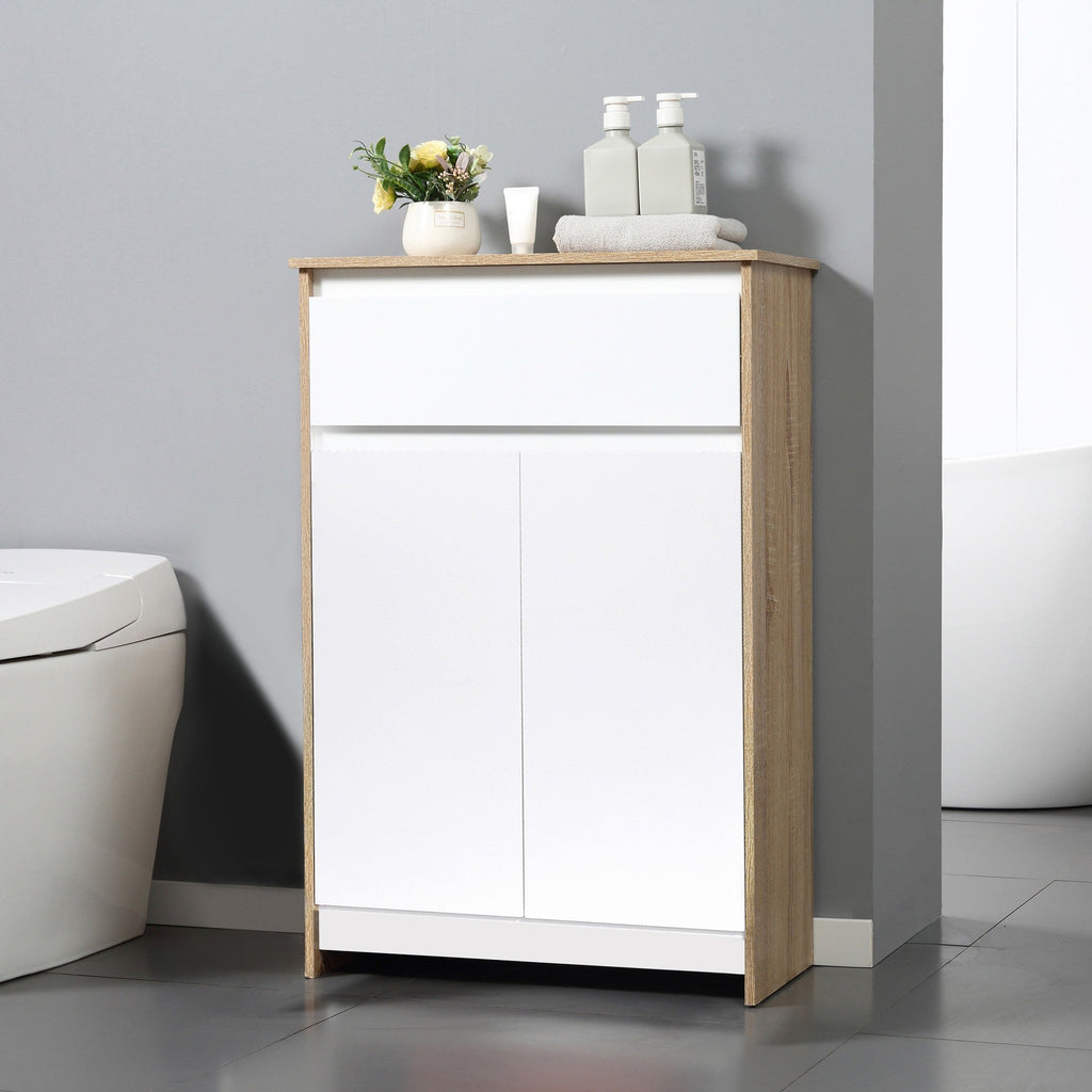 EasyComfort badkamerkast 60x30x90 cm met lade en kastje